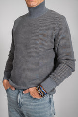 BOSS | MAGLIONE ALTO GRIGIO