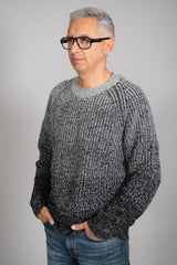 BOSS | MAGLIONE NERO/GRIGIO